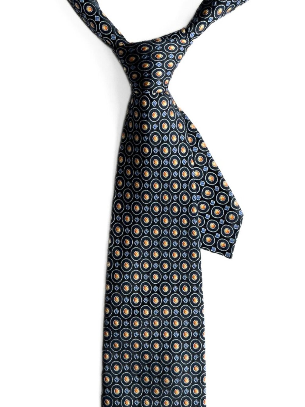 Ermenegildo Zegna Dotted Geometric Tie 3.5"